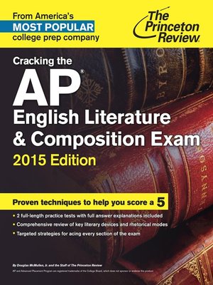 cover image of Cracking the AP English Literature & Composition Exam, 2015 Edition